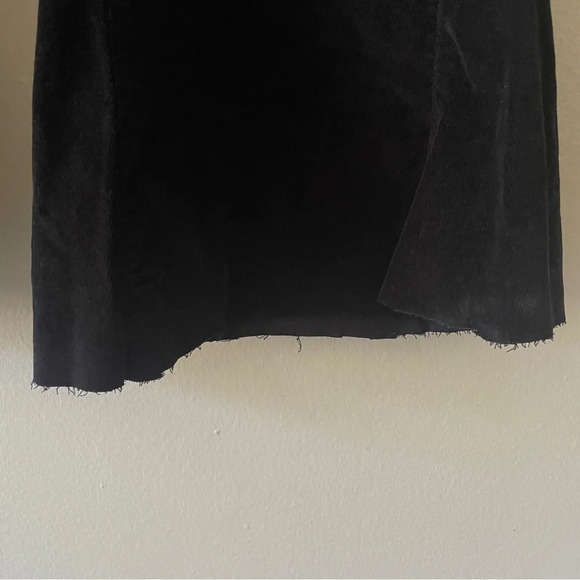 Free People black corduroy flare pants sz 29 flawed - Picture 6 of 8